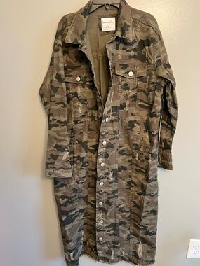 Highway Jeans Olive and Brown Camo Jacket